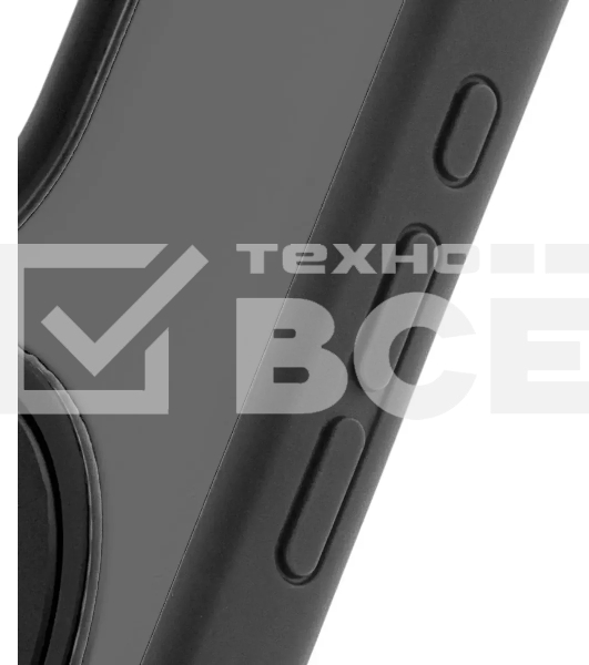 Чехол (клип-кейс) uBear для Apple iPhone 16 Clip 360 with MagSafe черный (CS437BL61RG-I24M)