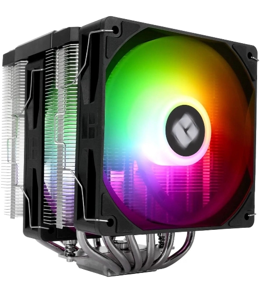 Устройство охлаждения(кулер) Thermalright Peerless Assassin 120 Digital ARGb Soc-AM5/AM4/1200/1700/1851 черный 4-pin 25.6dB Al+Cu LCD Ret (PA120-DIGITAL-BL-ARGb)