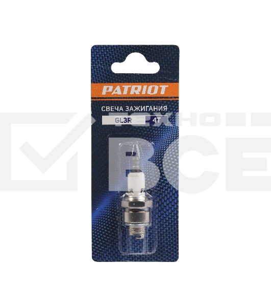 Свечи PATRIOT GL3R в блистере для 4-х тактных дв. шестигранник 21