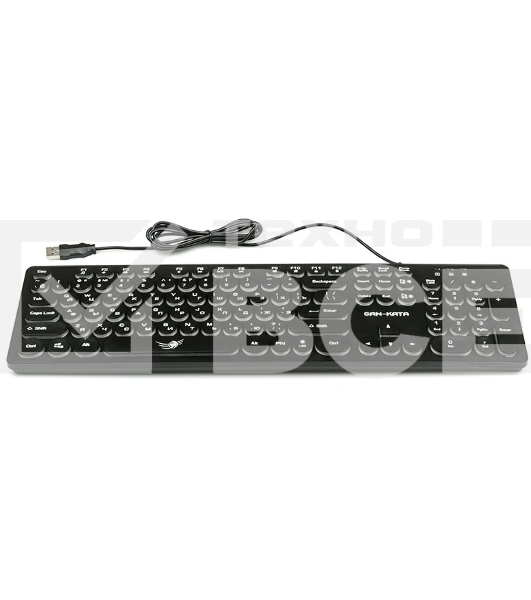 Клавиатура Dialog Gan-Kata KGK-16U BLACK - игровая с RGB-подсветкой, USB, черная