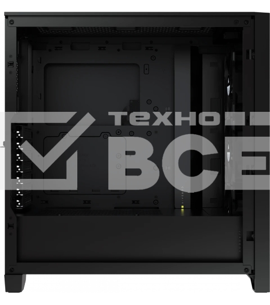 Компьютерный корпус Corsair iCUE 4000X RGb CC-9011204-WW Tempered Glass Mid-Tower, Black
