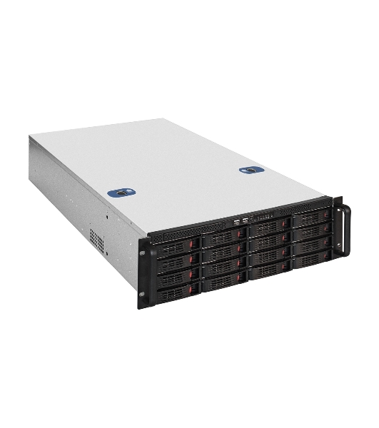 Серверный корпус ExeGate Pro EX281302RUS 3U660-HS16 (RM 19', высота 3U, глубина 660, БП 2U-800ADS,16xHotSwap, USB)