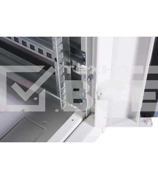 Шкаф телекоммуникационный напольный ЭКОНОМ 42U (600 × 600) дверь металл 2 шт.