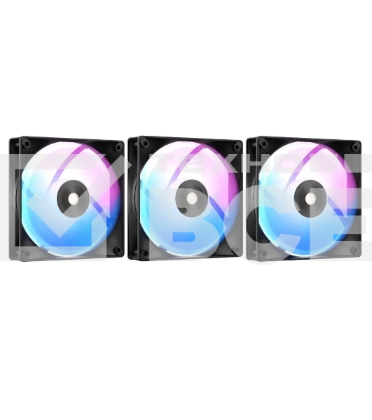 Вентилятор для корпуса Ocypus Delta F12 BK 3 IN 1, 120x120x25mm, 4-PIN PWM, 500-2000 RPM, 29 DBA MAX, HYDRO BEARING