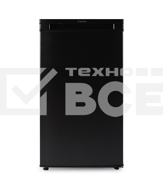 Холодильник Бирюса B408 черный однокамерный 88/27л морозилка сверху