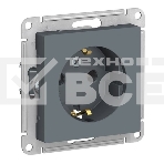 Механизм розетки 1-м СП AtlasDesign 16А IP20 с заземл. грифель, фото4