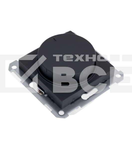 Светорегулятор (диммер) SE AtlasDesign карбон, повор-нажим, LED, RC, 400 Вт, мех.