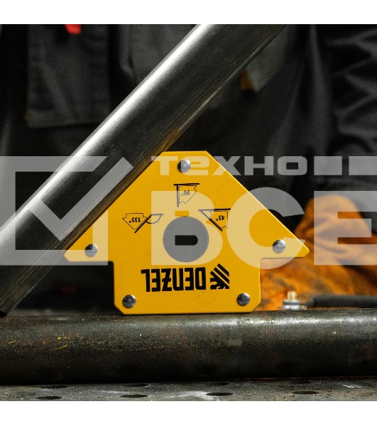 Фиксатор магнитный для сварочных работ Denzel усилие 50 LB