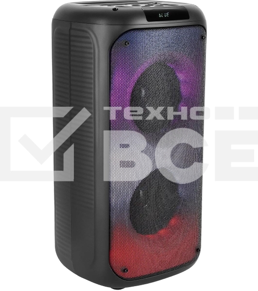 Минисистема Hyundai H-MC1231 черный 40Вт FM USB BT micro SD