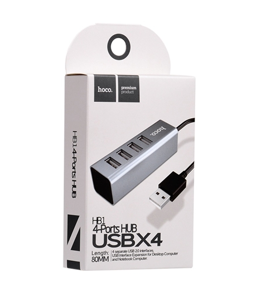 USB-концентратор Hoco HB1, USB, 4xUSB, USB