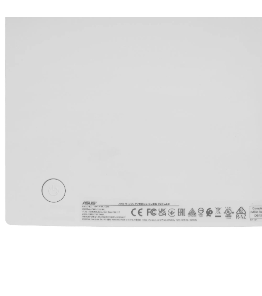 Моноблок Asus VM640KA-WPC0090 23.8' Full HD Ryzen AI 7 350 (2) 32Gb SSD1Tb RGr без ОС GbitEth WiFi BT клавиатура мышь Cam белый 1920x1080