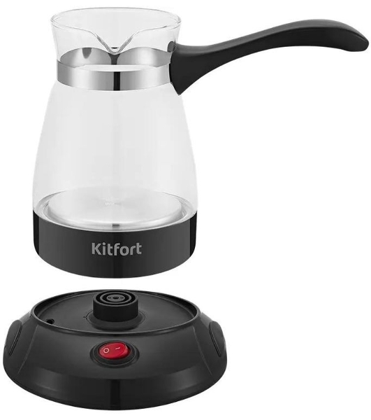Кофеварка Электрическая турка Kitfort КТ-7132-1 600Вт черный
