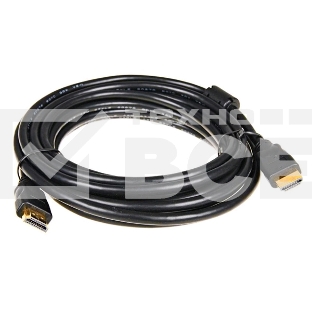 Кабель HDMI / HDMI 5bites Кабель 5bites APC-014-020 HDMI M / HDMI M V1.4b, высокоскоростной, ethernet+3D, зол.разъемы, ферр.кольца, 2м.
