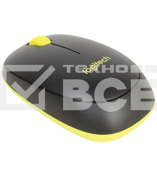 Комплект беспроводной клавиатура+мышь Logitech MK240 Black/Yellow (920-008198)