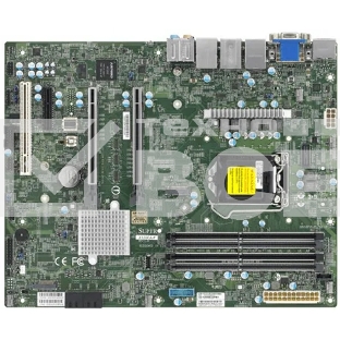 Материнская плата Supermicro MBD-X12SCA-F-B W-1200 CPU, 4 DIMM slots, Intel W480 controller for 4 SATA3 (6 Gbps) ports, RAID 0,1,5,10, 1 PCIe 3.0 x4, 2 PCIe 3.0 x16 slots, bulk