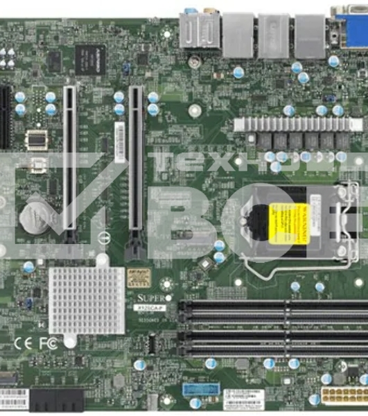 Материнская плата Supermicro MBD-X12SCA-F-B W-1200 CPU, 4 DIMM slots, Intel W480 controller for 4 SATA3 (6 Gbps) ports, RAID 0,1,5,10, 1 PCIe 3.0 x4, 2 PCIe 3.0 x16 slots, bulk