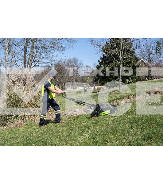 Газонокосилка аккумуляторная GreenWorks GC82LM61S, TwinForce, 82V, 61 см, самоходная, бесщеточная, без АКБ и ЗУ  (2515607)