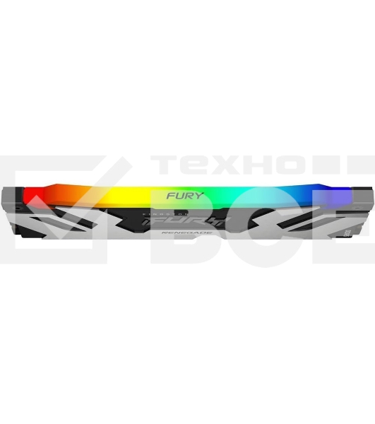 Оперативная память Kingston Fury Renegade, DDR5, 48GB (1x48GB), 6400MHz, CL32, с радиатором, RGB, серебристый/черный