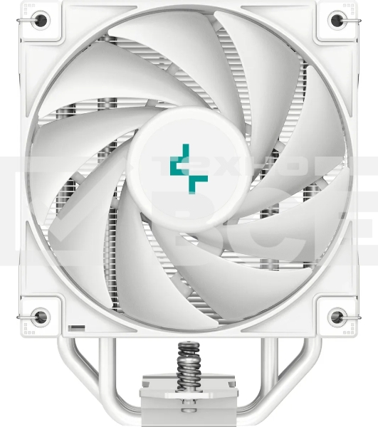 Кулер для процессора DEEPCOOL AK400 WH белый, 120 мм, алюминий/медь, 1850 об/мин, 29 дБ, 4 pin, 220 Вт, 155 мм