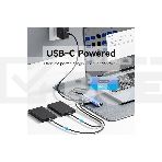 Сетевой адаптер Vention USB 3.0 M/Gigabit Ethernet RJ45+OTG хаб 3xUSB Синий - 0.15м., фото12