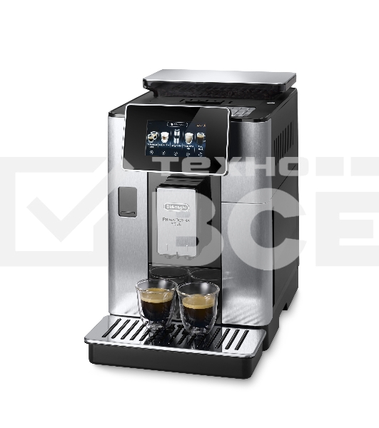 Кофемашина автоматическая DeLonghi ECAM610.74.MB черный/серебристый, исп. кофе - зерновой/молотый, 2.2 л, 1450 Вт, 19 Бар.