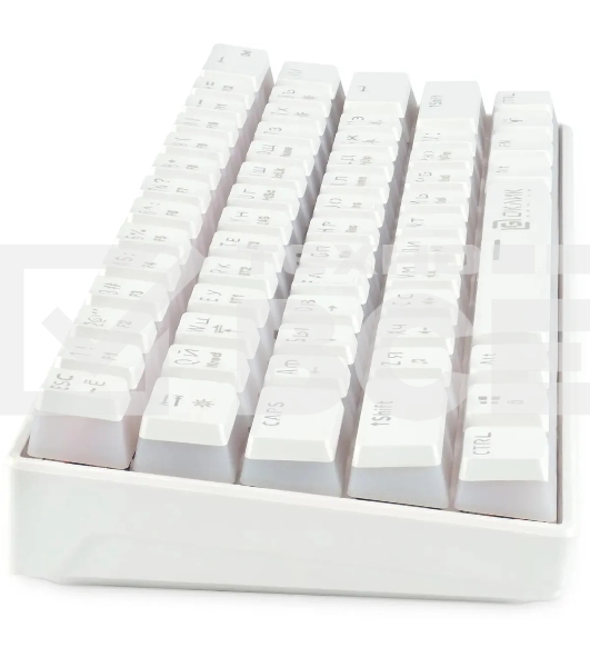 Клавиатура Oklick K763W (1920562) беспроводная, USB, Bluetooth/Радиоканал, белый