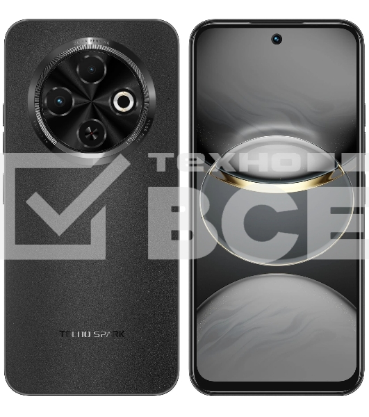 Смартфон Tecno SPARK 30c, 6/128Gb, черный