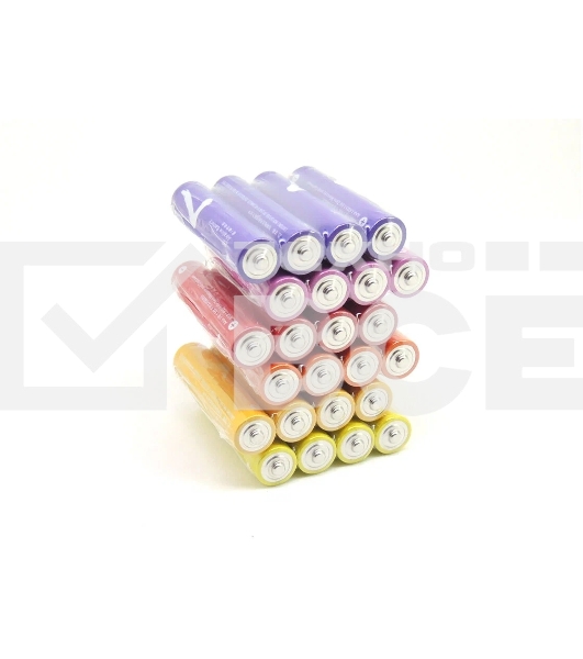 Батарея CUKTECH AAA rainbow alkaline 24 pellet