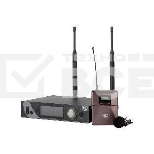 Радиосистема ITC T-530B UHF одноканальная с одним петличным микрофоном, LCD дисплей, True Diversity, частотный диапазон 470-510 MHz.