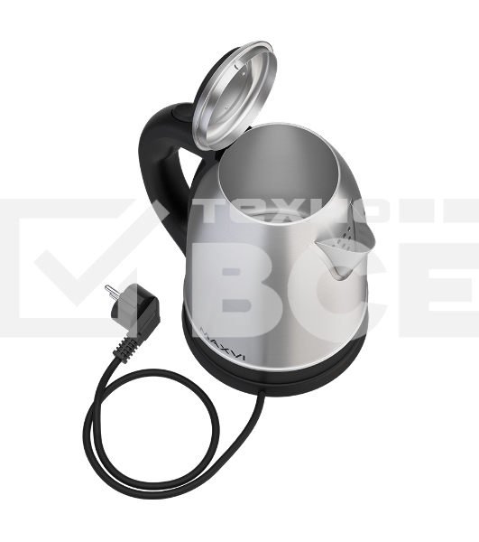Чайник электрический Maxvi KE2021S silver-black