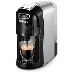 Кофемашина Kitfort КТ-7508 1400Вт серебристый/черный, фото 1