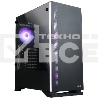 Компьютерный корпус ZALMAN S5, ATX, BLACK, WINDOW, 2xCOMBO (3.5