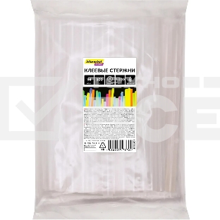 Стержни клеев. для клеев.пист. Silwerhof 11-300-34-TRA дл.300мм D11мм прозрачный упак:34шт