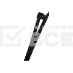 Нейлоновые стяжки Fortisflex КСС 4х370 черный 100 штук, фото2