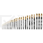 Набор сверл по металлу Denzel 1-13 мм, HSS-Tin, Golden Tip, 25 шт, фото8