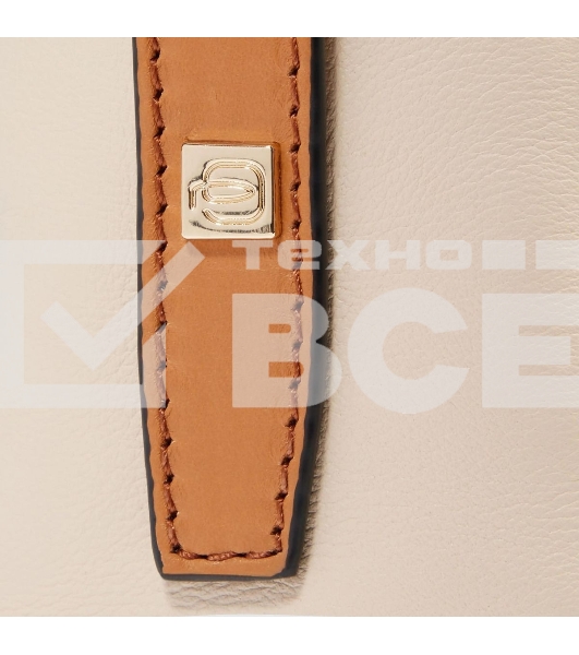 Сумка женская Piquadro Circle BD6777W92/MBE коричневая/бежевая натур.кожа