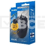 Мышь проводная SVEN RX-95 черный, 4000 dpi, USB, кнопки - 6, фото2