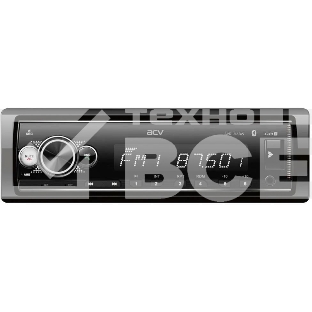 Автомагнитола ACV AVS-946BW, 1 DIN, Bluetooth, USB Type-A, AUX
