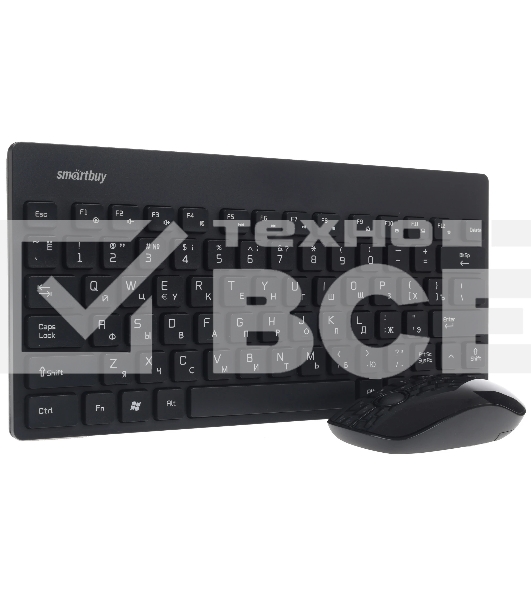 Комплект клавиатура+мышь Smartbuy 220349AG беспроводной, USB, 1600 DPI, чёрный