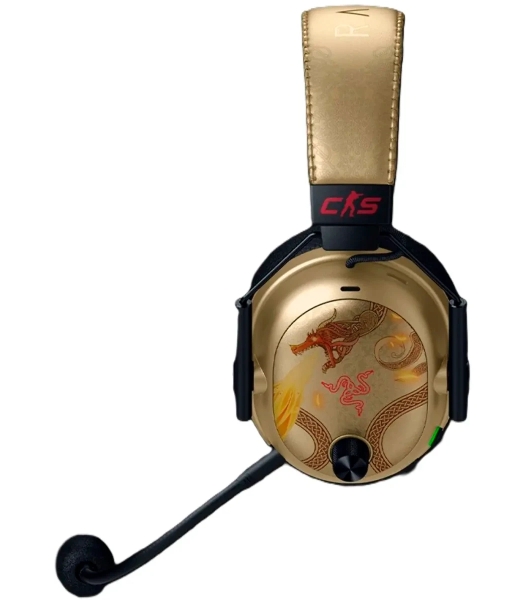 Гарнитура Razer BlackShark V3 Pro Counter-Strike 2 Edition чёрный, беспроводная + проводная, радиоканал, до 70 ч