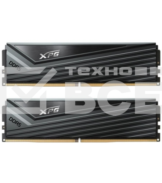 Оперативная память XPG Caster, DDR5, 32GB (2x16GB), 6400MHz, CL32, с радиаторами, чёрный