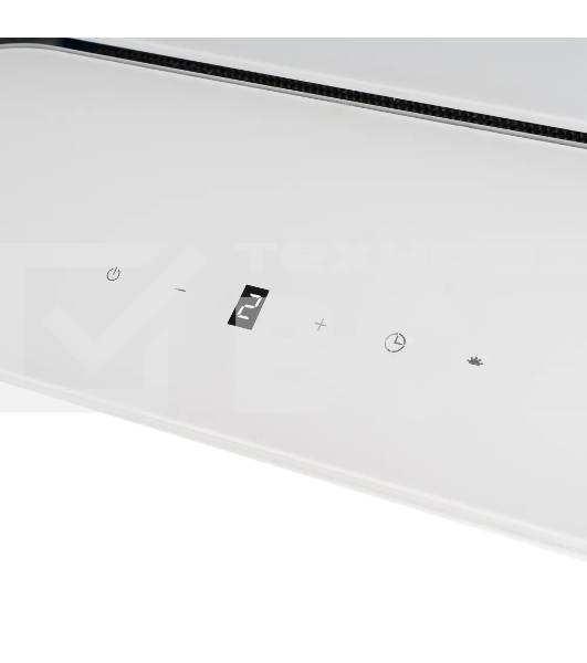 Вытяжка наклонная DeLonghi Linea 915 BB белый, 90 см, 1200 куб. м/ч, 56 дБ