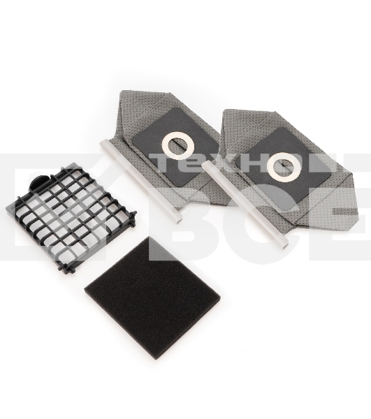 Пылесос Coolfort CF-3041 (MC) черный/серый, мощность всасывания 450 Вт, уборка сухая, пылесборник мешок 3 л.