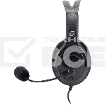 Наушники с микрофоном Oklick HS-M400 черный 1.8м накладные оголовье, фото3