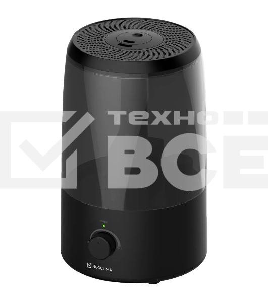 Увлажнитель воздуха ультразвуковой Neoclima ONYX 3.5L черный, объем 3.5л, механика