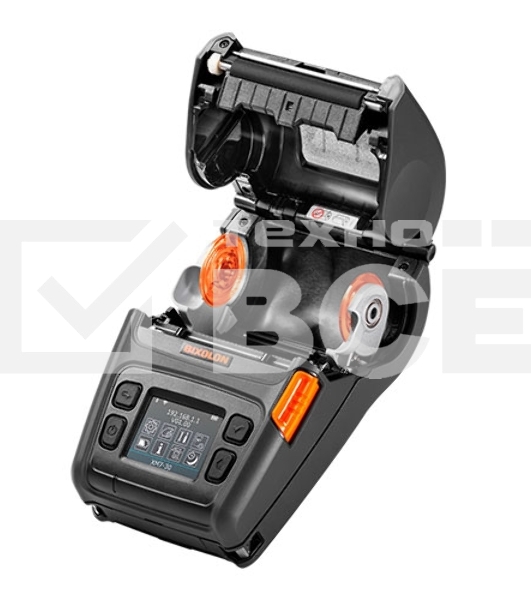 Принтер этикеток мобильный Bixolon XM7-30, 203 dpi, 127 мм/сек, USB, RS-232 (COM порт, Serial), Bluetooth, чёрный