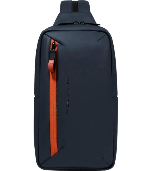 Рюкзак слинг Piquadro C20W CA6466C2OW/BLU синий полиэстер