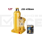 Домкрат бутылочный гидравлический Deli DQ71012 макс.грузоподъемность 12 т, фото11