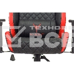 Кресло игровое Knight OUTRIDER черный/красный ромбик эко.кожа с подголов. крестовина металл, фото35