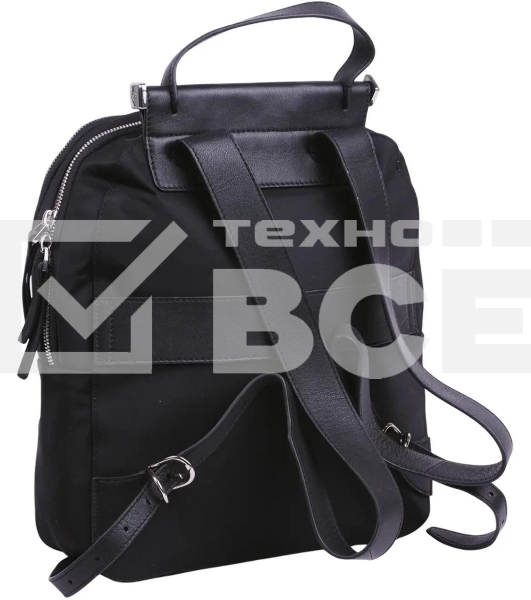 Рюкзак женский Piquadro Lyra CA5566W92T/N черный ткань/натур.кожа